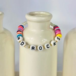 MD•ROCKS Personalize Covid-19 Thankful Bracelets